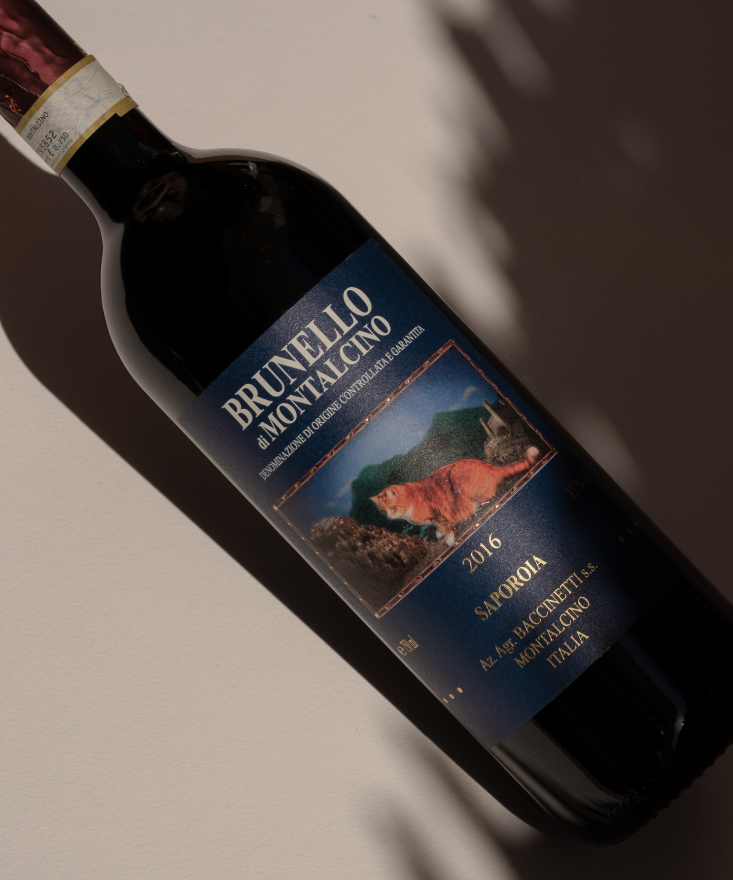 Brunello di Montalcino 2016 bottle red wine